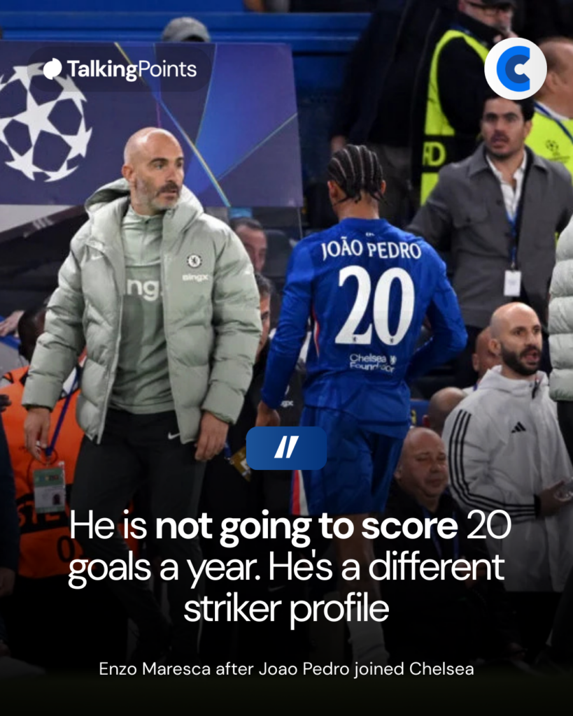 Enzo Maresca's prediction about Joao Pedro was wrong
