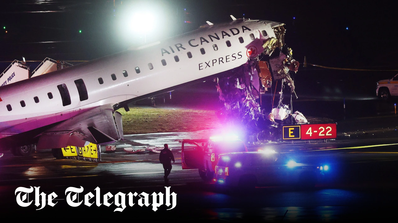 Pilots killed after plane collides with fire engine at New York airport