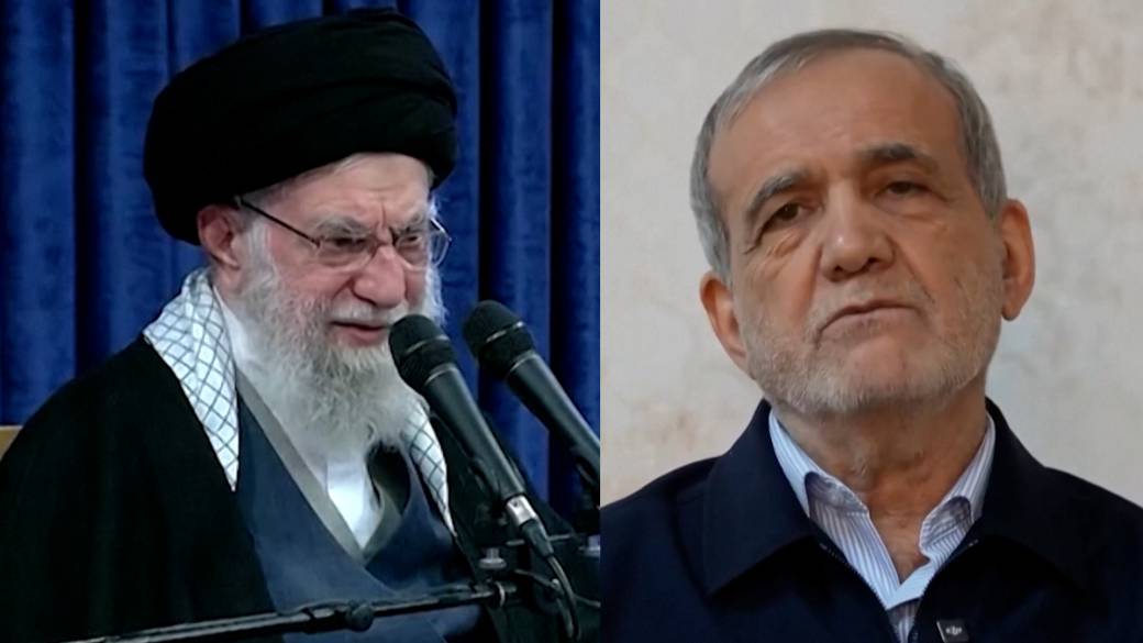 Click to play video: 'Iran will leave enemies ‘hopeless,’ president says after US, Israel strikes kill Khameini'