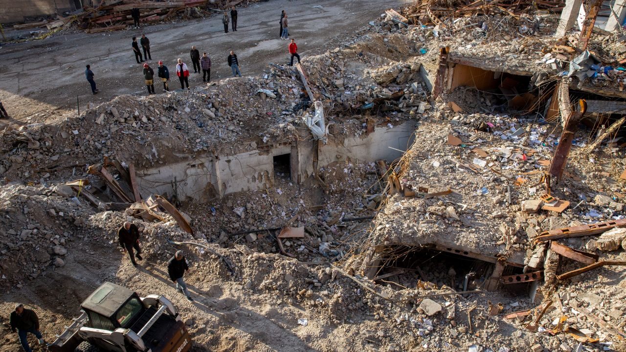 Image of the damage done by a U.S.-Israeli airstrike in Tehran