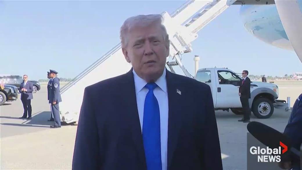 Click to play video: 'Trump says US had ‘very strong talks’ with Iran, delays power plant strikes for 5 days'