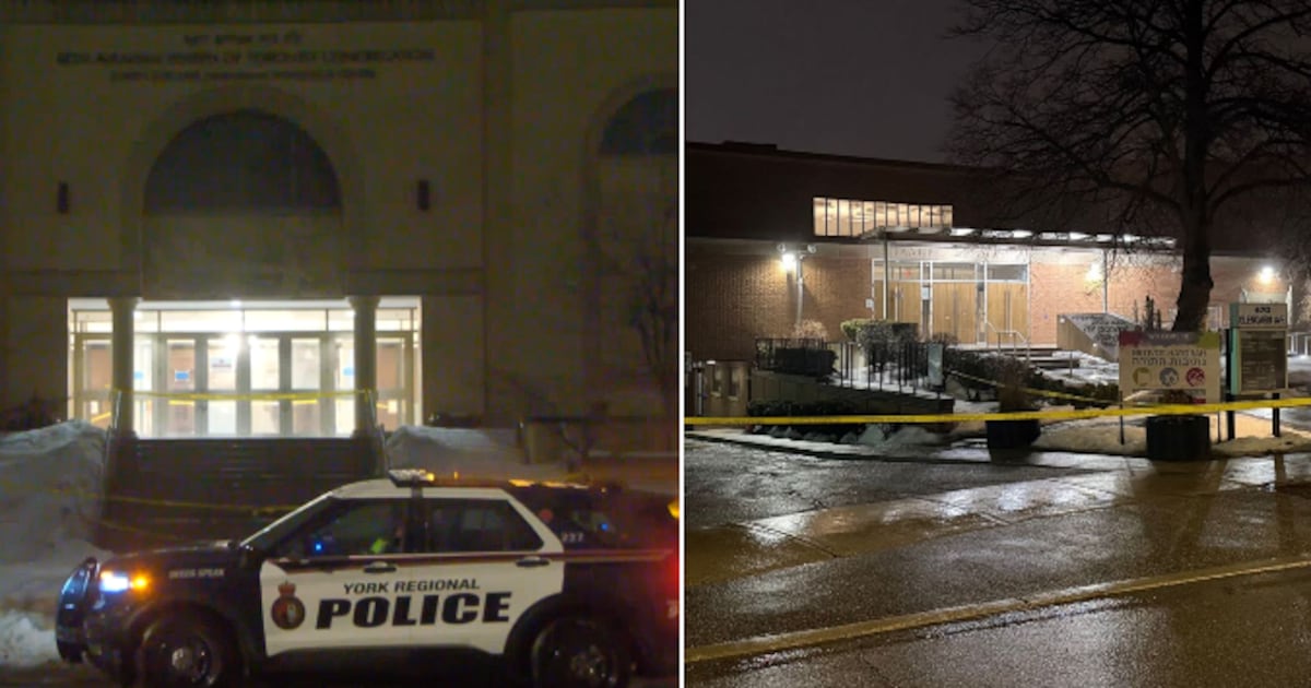 Shots fired at 2 synagogues in North York and Thornhill overnight - CTV News