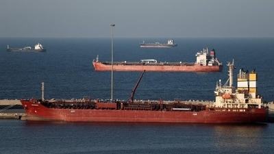 The US-Israeli war on Iran has led to an effective closure of the Strait of Hormuz. (REUTERS/Representative)