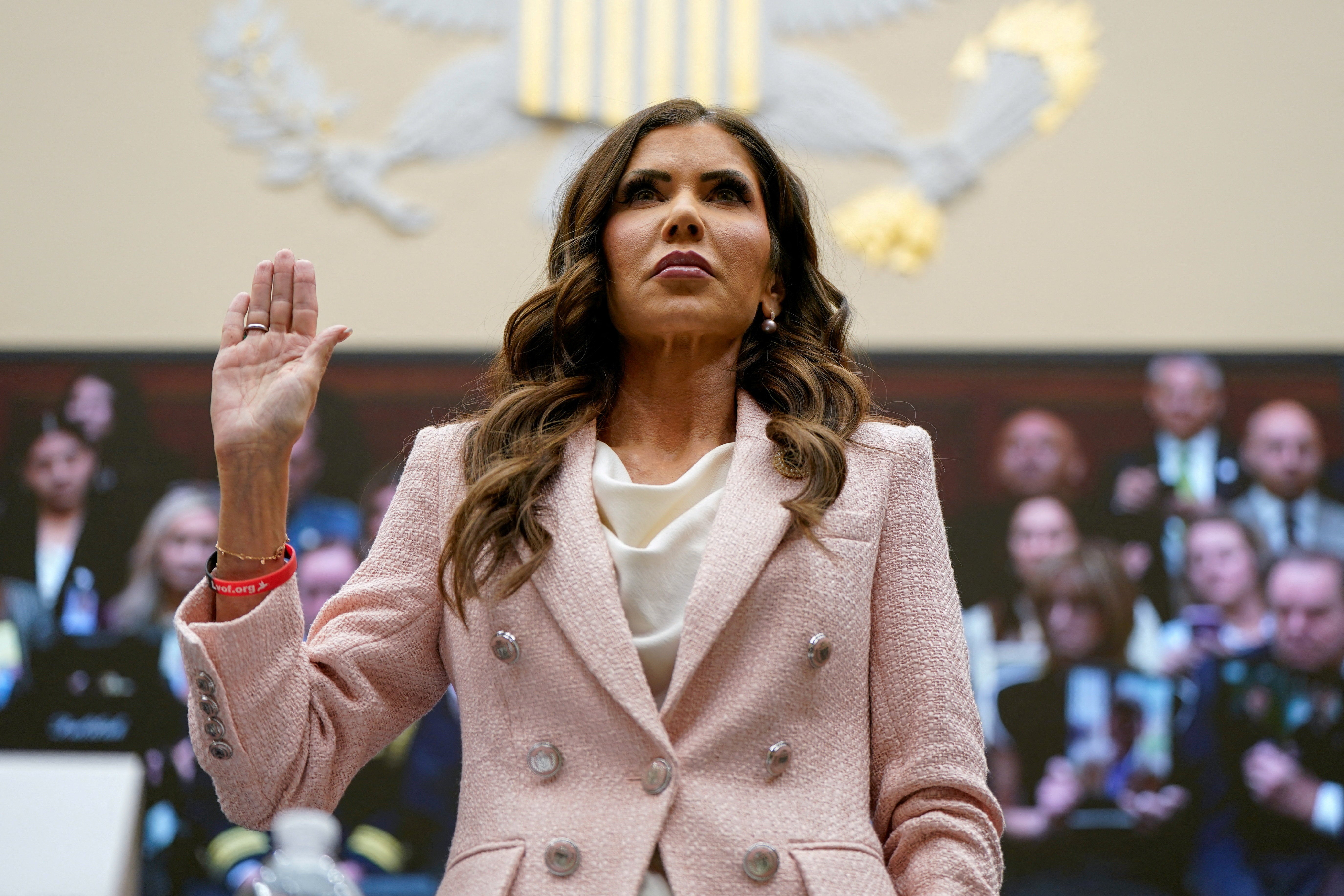 During her 13-month tenure at the agency, Noem oversaw a number of controversial policies including the pushing of Trump’s aggressive mass deportation agenda that has seen tens of thousands of immigrants removed from the U.S.