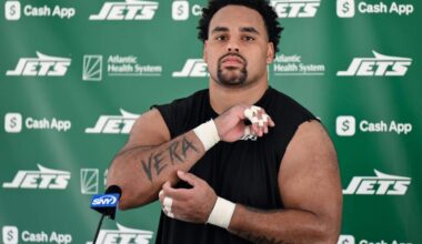 Patriots agree to deal with high-risk, high-reward Jets guard Alijah Vera-Tucker: Source