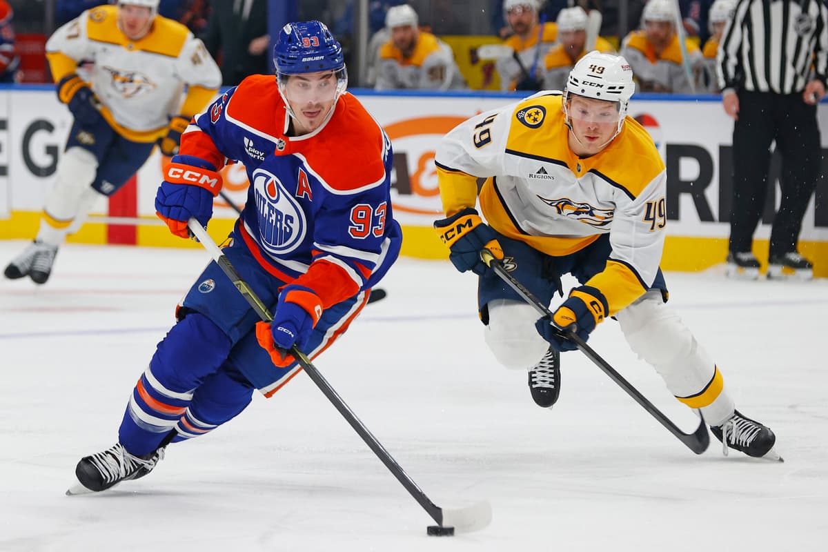 Oilers back home for Sunday Funday matchup against the Predators (6 PM MT, SNW)