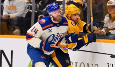 Oilers begin four-game homestand vs Nashville Predators