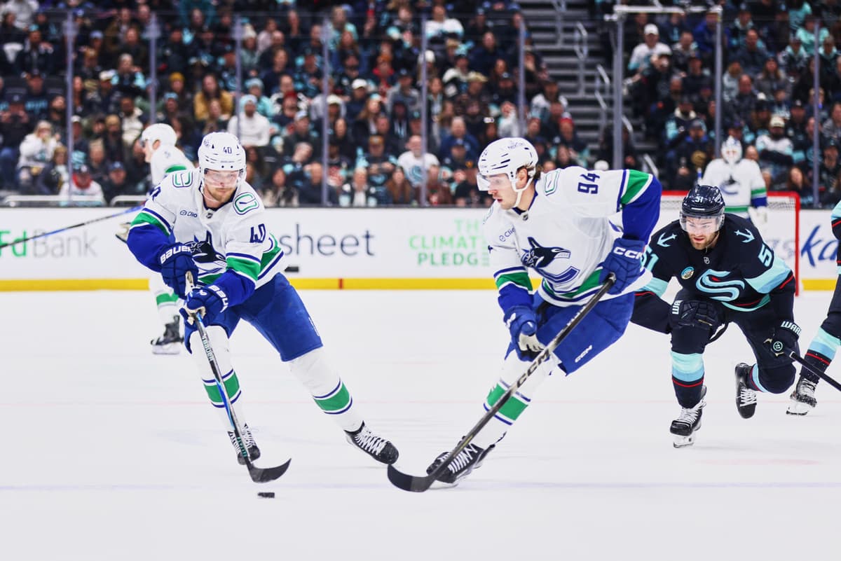 Elias Pettersson rides the pine in Canucks’ 5-1 loss to Kraken