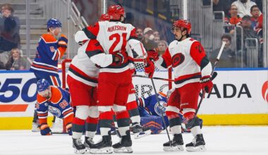 Oilers outplayed by Hurricanes in 6-3 loss as up-and-down stretch continues: Recap, Reaction and Highlights