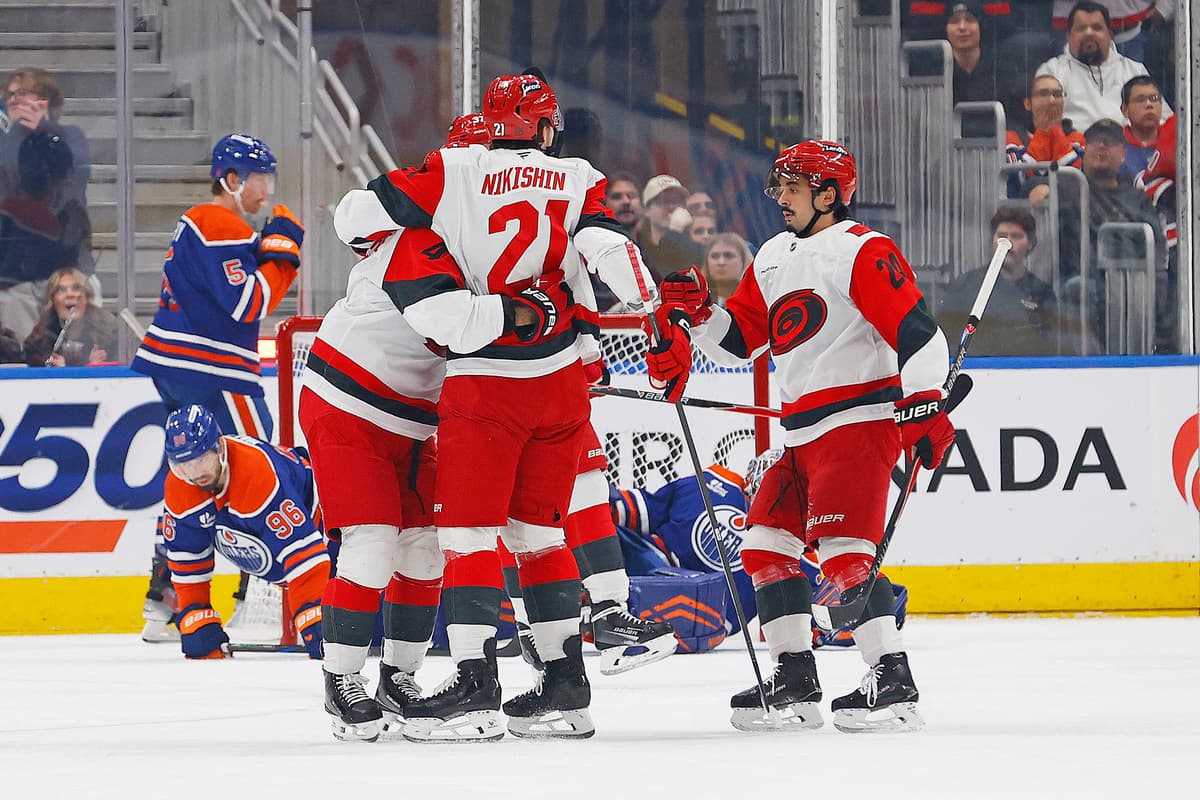 Oilers outplayed by Hurricanes in 6-3 loss as up-and-down stretch continues: Recap, Reaction and Highlights
