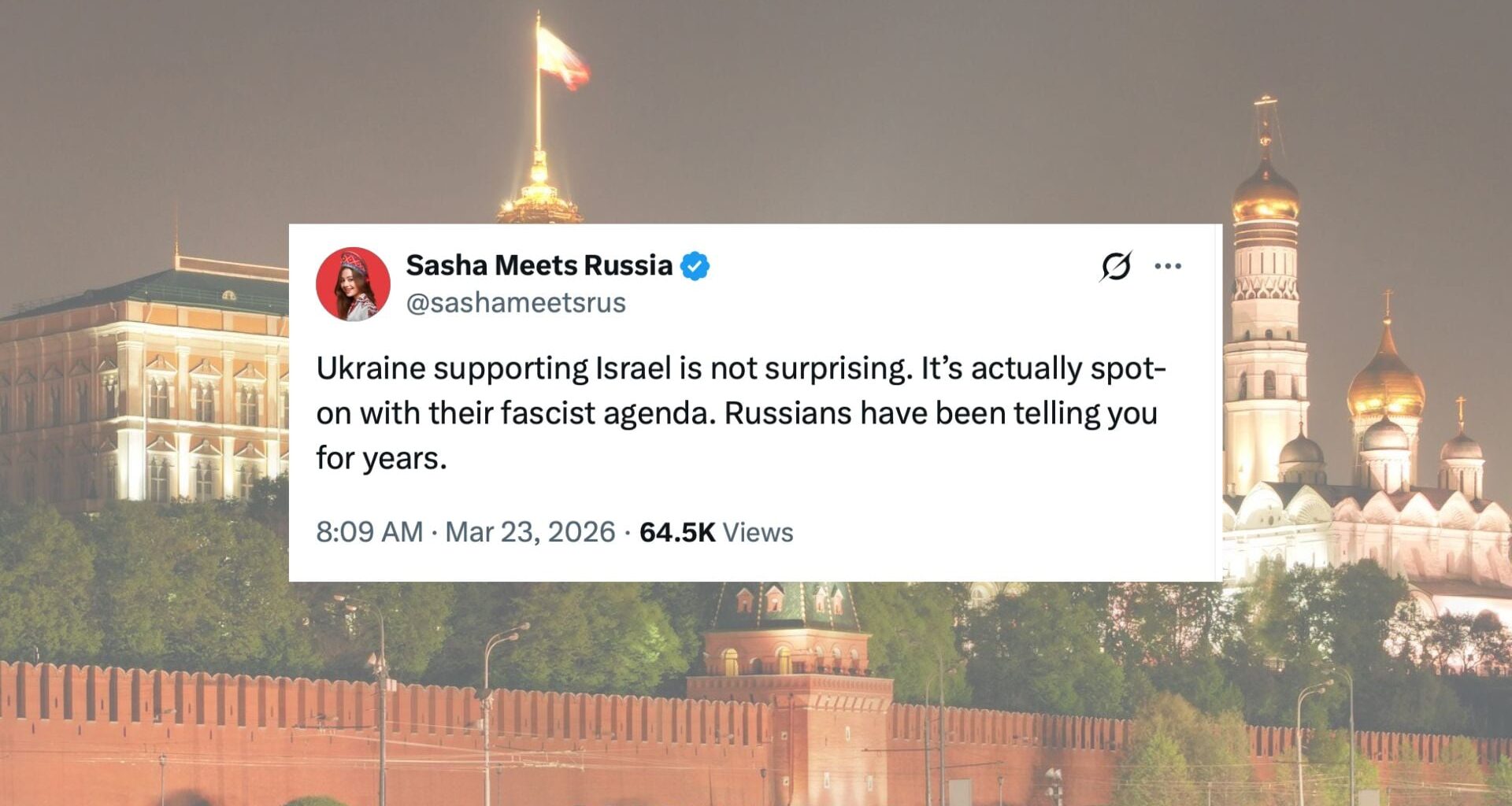 The Blogs: The Kremlin’s Influencer Army Turns on Israel | Lesia Dubenko