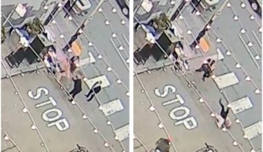 Video shows Mayor Lurie's security shoving man before fight