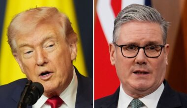 Trump tells Starmer: We don't need people that join wars after we've already won