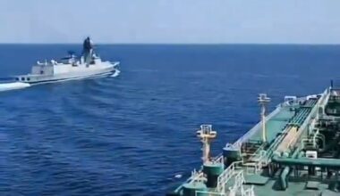 Indian Warships Escort Indian LPG Tankers Gulf of Oman