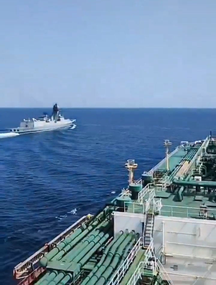 Indian Warships Escort Indian LPG Tankers Gulf of Oman