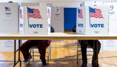 Early voting in Lansing, Michigan