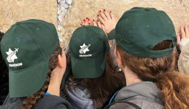 Teens praying at the&nbsp;Kotel&nbsp;(The Western Wail).&nbsp;&nbsp;