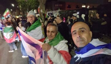 Iranians and Jews celebrate Khamenei's death shoulder to shoulder in north London streets