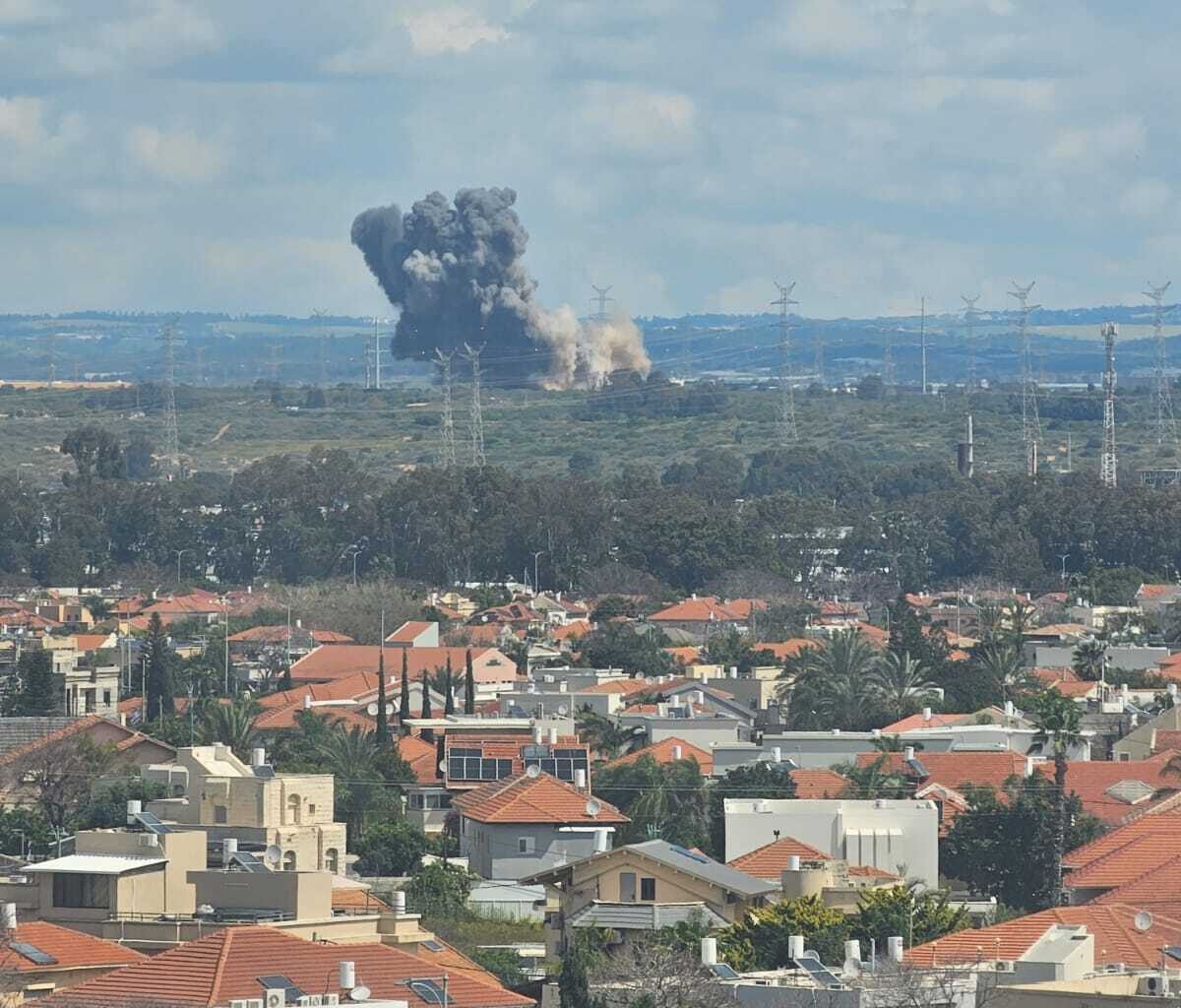 Iran appears to target Israeli power plant in missile attack, but misses