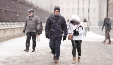 Hailstones and lightning hit London as capital plunges into sudden cold snap - London Evening Standard