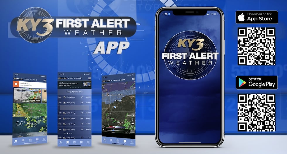New KY3 Weather App QR Codes