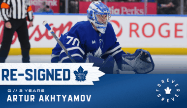 Maple Leafs Re-sign Artur Akhtyamov to A Three-year Contract Extension
