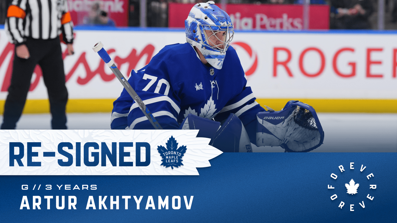 Maple Leafs Re-sign Artur Akhtyamov to A Three-year Contract Extension
