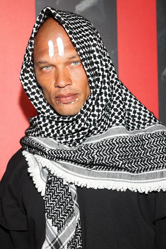 This is what Jeremy Meeks looks like now as he was pictured last month at the High Risk FW26 Runway Show in California (Victoria Sirakova/Getty Images)