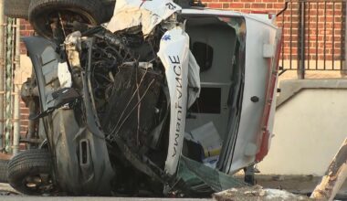Baby dies, mother injured as Philadelphia police investigate crash involving ambulance in Frankford