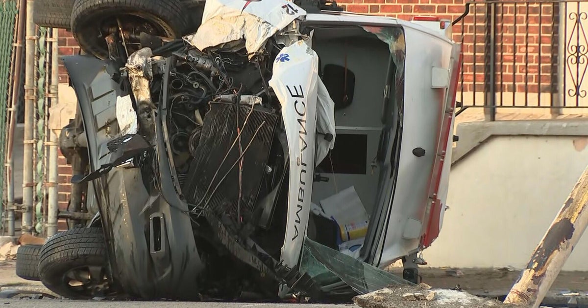 Baby dies, mother injured as Philadelphia police investigate crash involving ambulance in Frankford