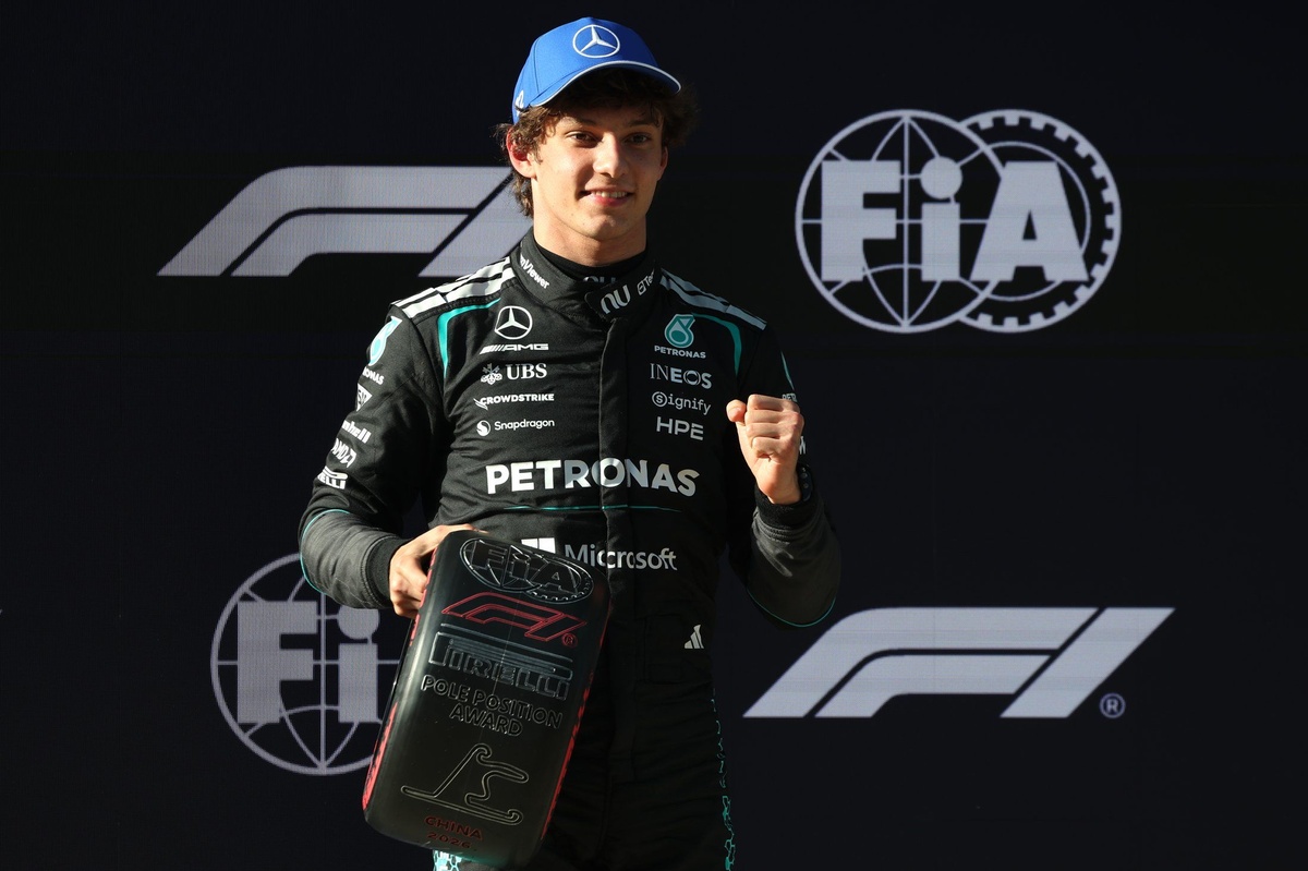 Antonelli takes first pole as Russell fights Q3 issue