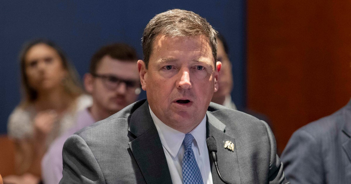 Ed Martin speaks at an event hosted by then-Rep. Matt Gaetz at the Capitol in Washington, June 13, 2023.