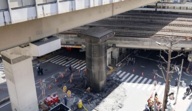 Giant underground pipe mysteriously rises over 30 feet, bursting through road in Japan: "I can't believe this"