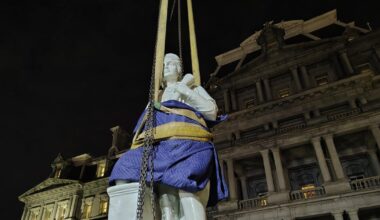 Christopher Columbus statue Trump added near White House is replica of one downed by protesters