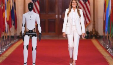 Melania Trump pitches robots as potential educators for American schoolchildren