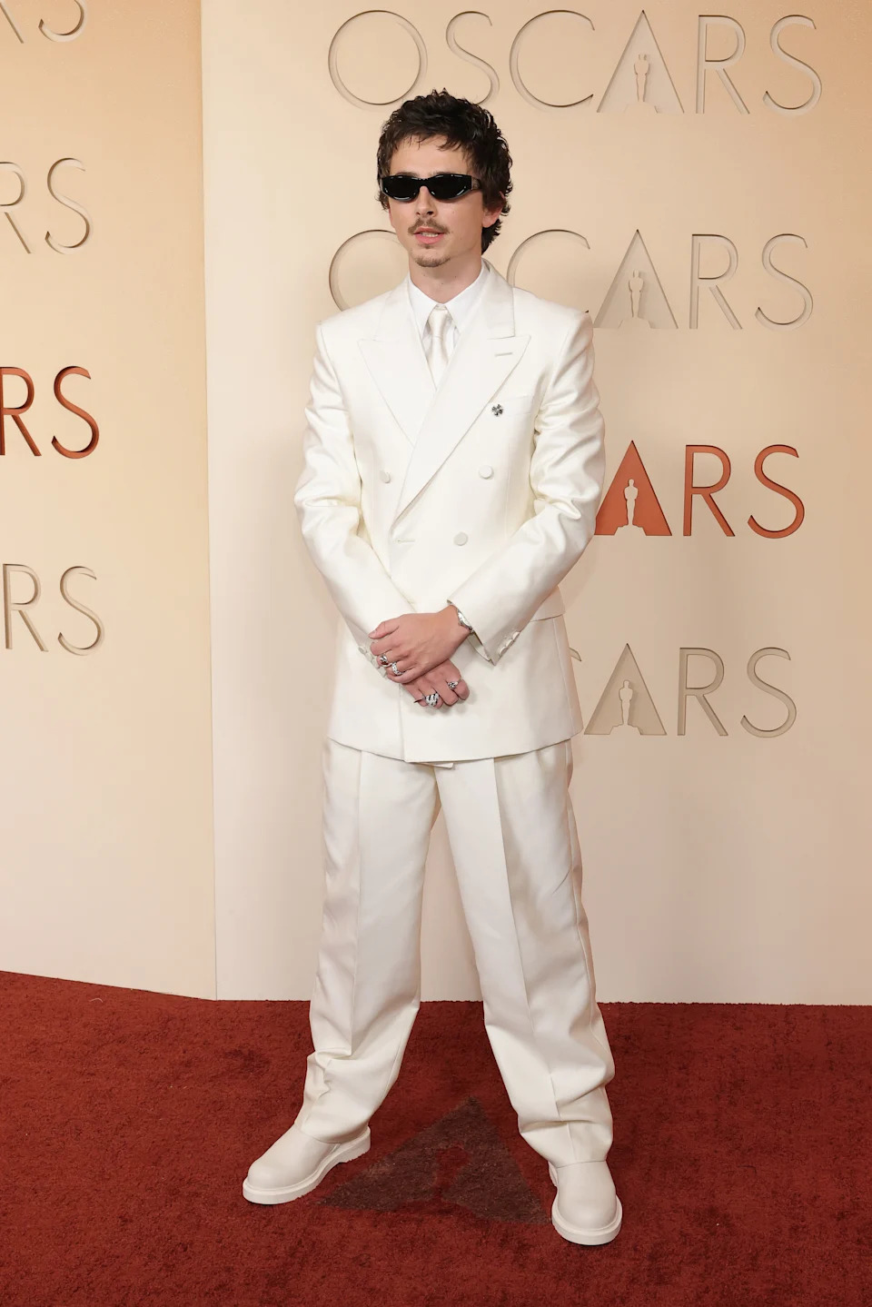 Timothée Chalamet in Givenchy.