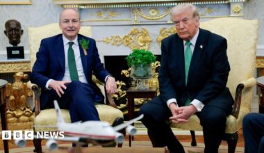 Trump thanked by Irish PM for affirming 'tremendous bonds'