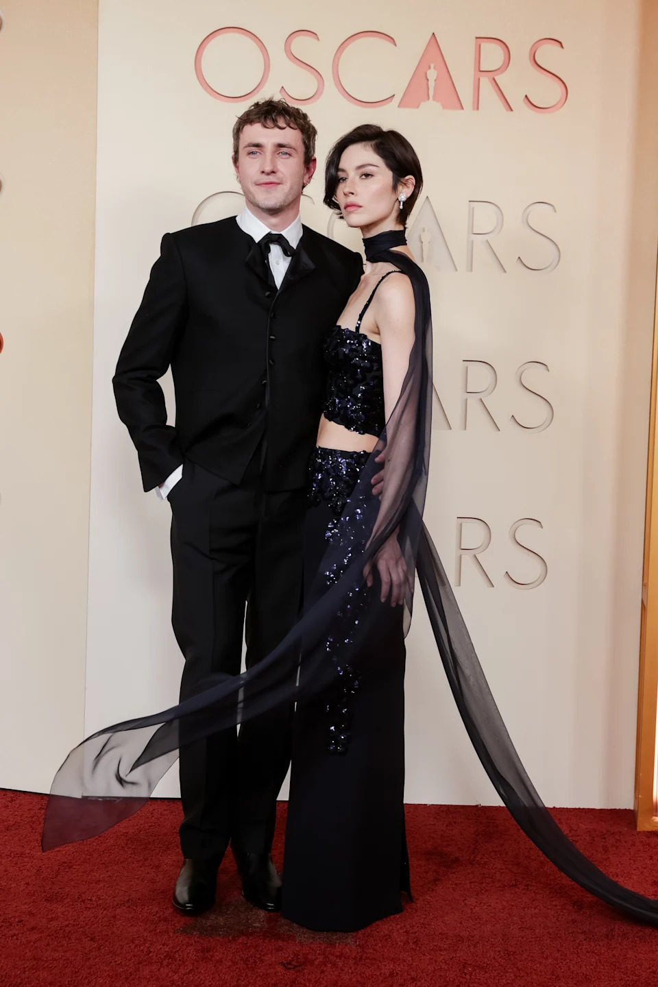 Paul Mescal and Gracie Abrams at the 98th Annual Oscars held at Dolby Theatre on March 15, 2026 in Hollywood, California. (Photo by Lexie Moreland/WWD via Getty Images)