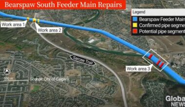 City of Calgary to provide update on water restrictions, feeder main repairs