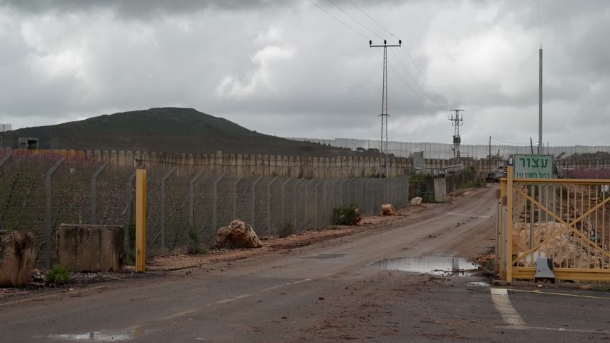 A border crossing in Metula.
