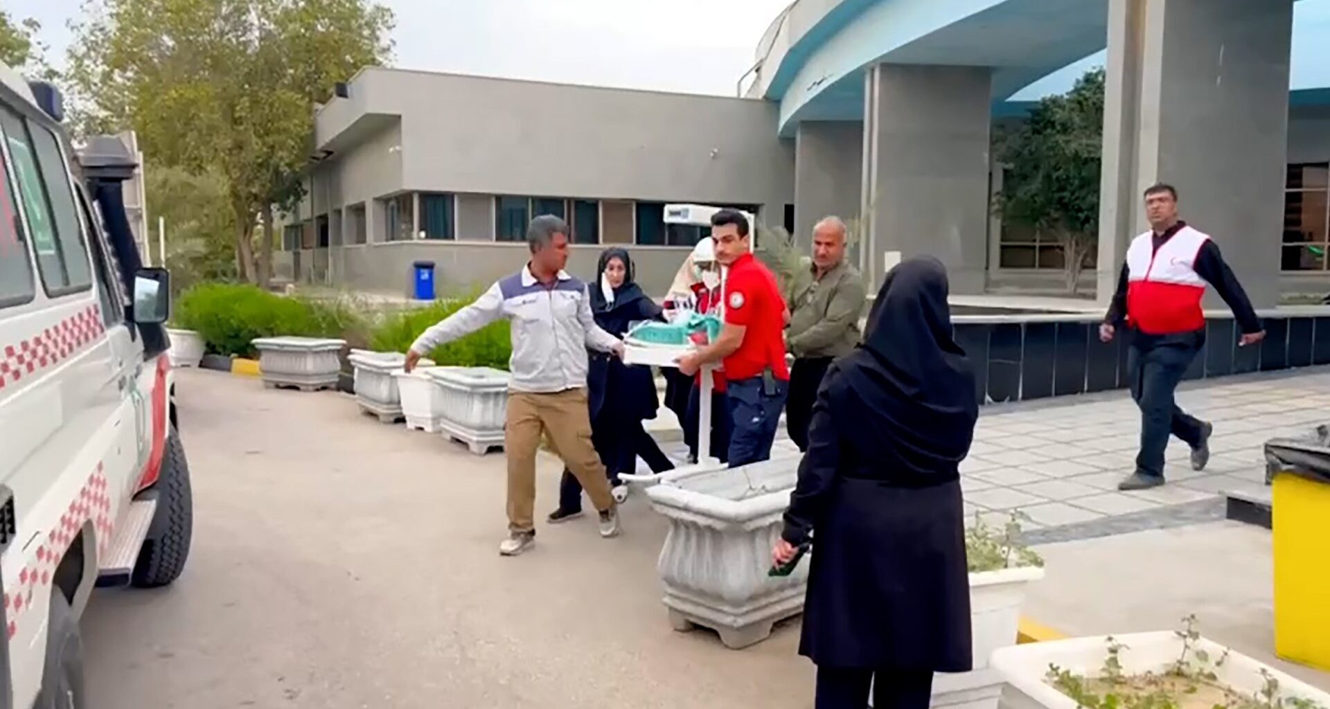 Babies evacuated from Iranian hospital damaged in US-Israeli strikes | Israel-Iran conflict