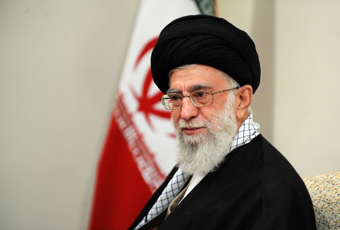 Khamenei in Iran's capital Tehran on April 19, 2015.