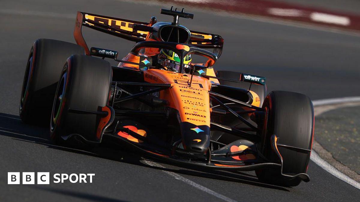 McLaren's Oscar Piastri in Australian Grand Prix practice