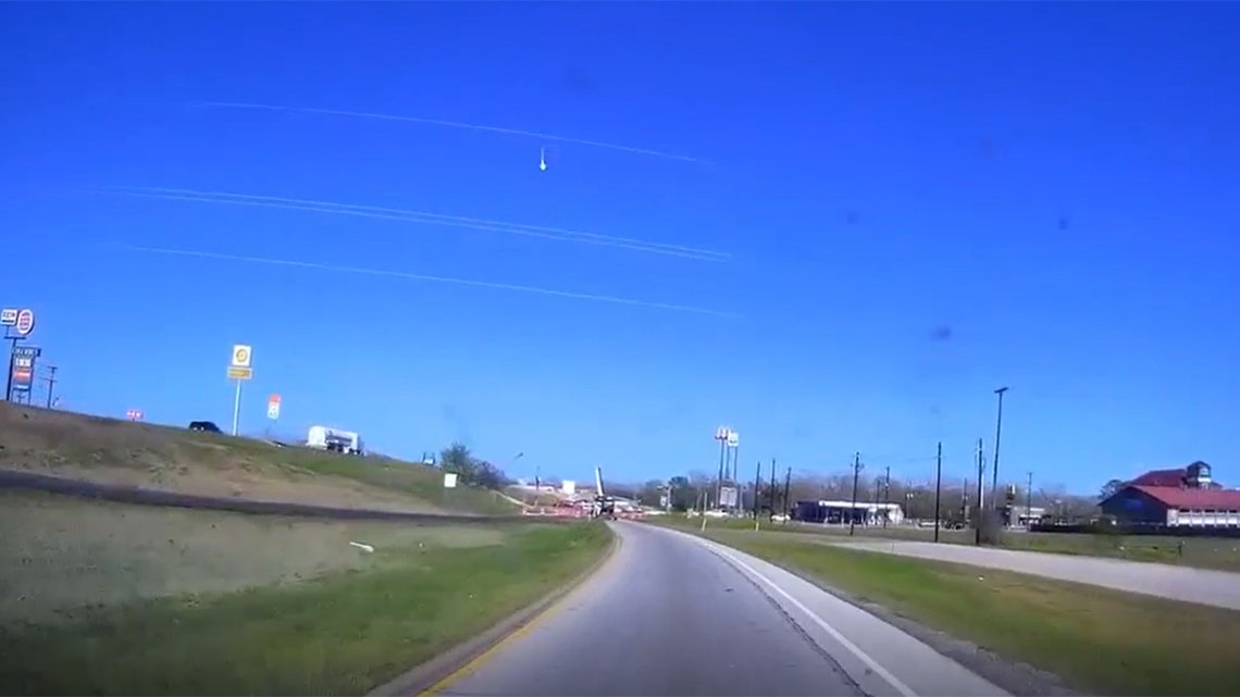 NASA says it was a meteor that many of you saw and heard over Southeast Texas Saturday