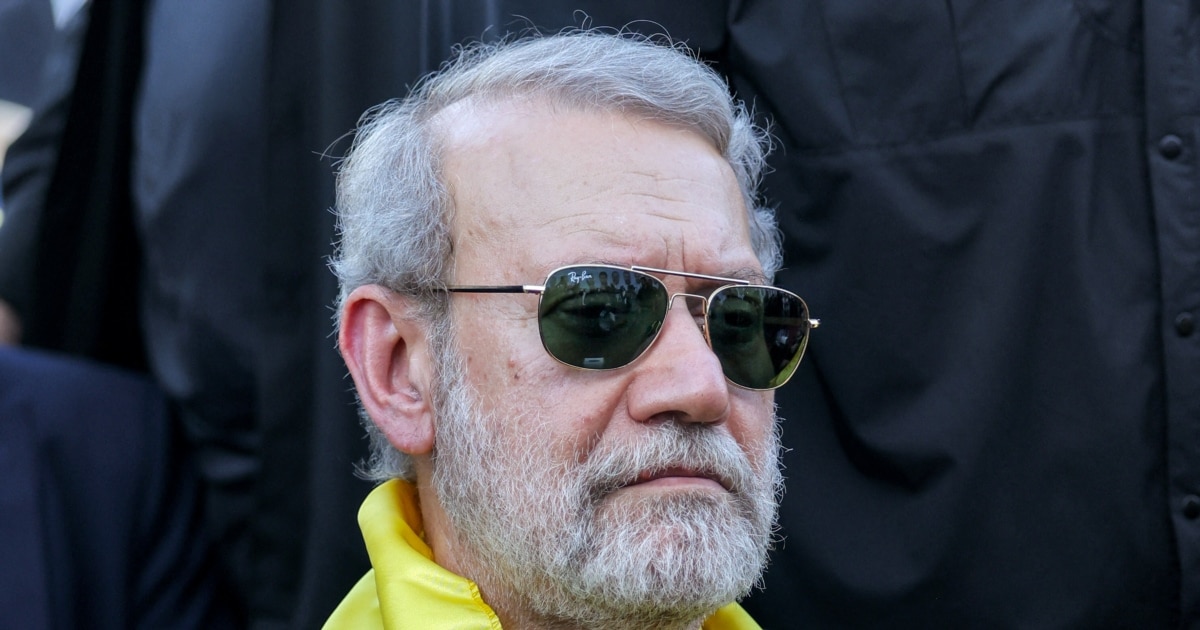 Israel Claims To Kill Iranian Security Chief Larijani In Air Strike