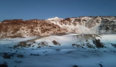 Tenerife hit by rare snow as Storm Therese sweeps across Canary Islands