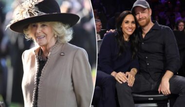 Queen Camilla told friend Meghan Markle ‘brainwashed’ Harry amid royal family feud, new book claims