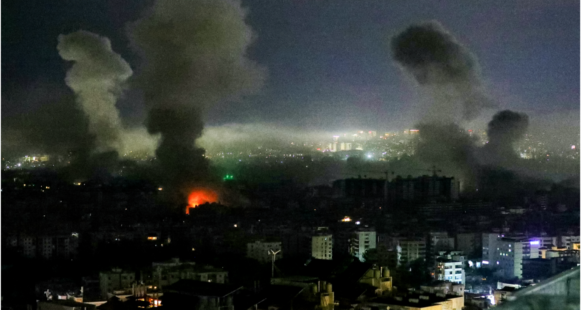 Israel begins new ‘large-scale’ strikes in Beirut's southern suburb following heavy rocket attack