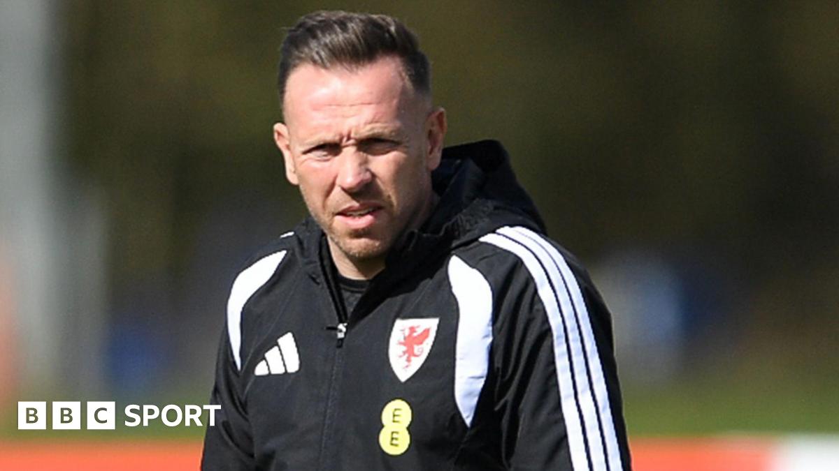 Craig Bellamy during Wales training