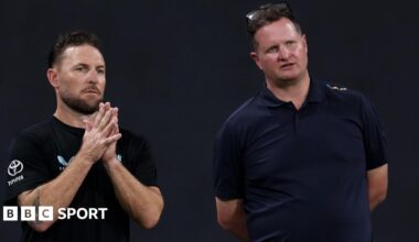 Brendon McCullum and Rob Key